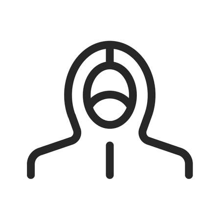 Protective suit fight for doctor, scientist and researcher. PPE suit face mask.のイラスト素材