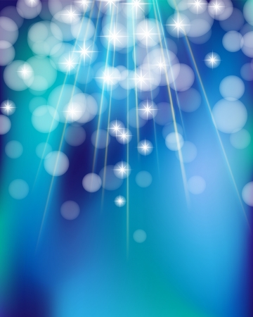 Shiny turquoise background with rays and blurred shineのイラスト素材