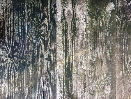 Wooden background with chipped paint. High angle viewの写真素材