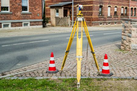 Road surveying geoの写真素材