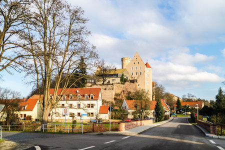 Gnandstein Castle in Thuringiaのeditorial素材