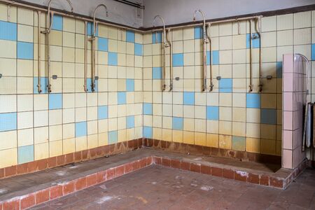 Retro shower roomの写真素材