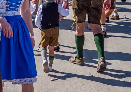 Family at the Oktoberfest in Munich
