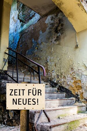 Old staircase. Time for new things