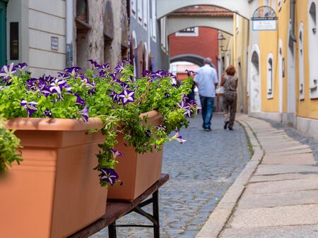 romantic alley in Goerlitz Saxony