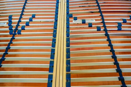Slatted frame from the bed