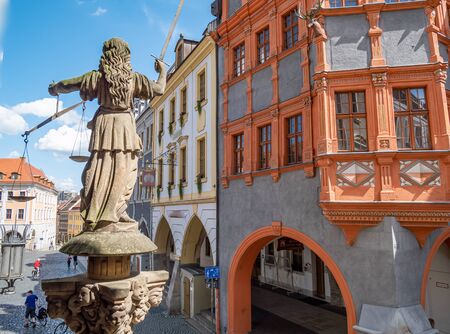 Justitia at Goerlitz Town Hall