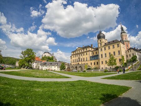 Greiz city in Thuringiaの写真素材