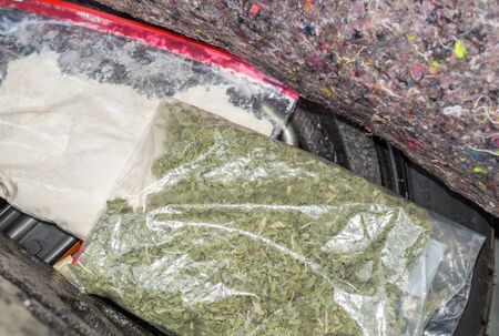 Drug discovery in the carの写真素材