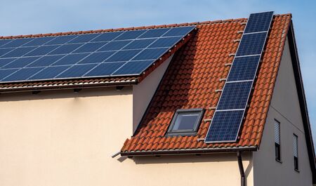 ecological solar energy on the roof