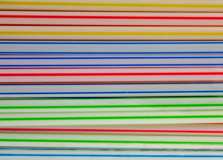 Colorful plastic straw background texture