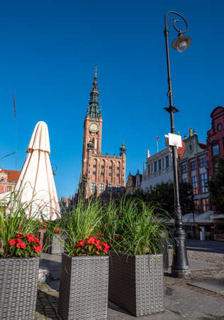 View of the Cathedral of Gdansk in Poland