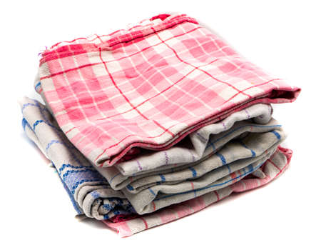 Retro wipes isolated on white backgroundの写真素材