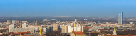 Skyline from Leipzig in East Germany