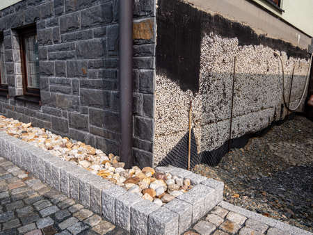 House base is insulated with plastic foam
