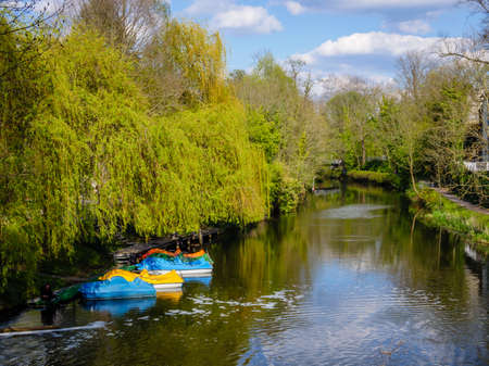 Vacation in the Spreewald in Brandenburgの写真素材