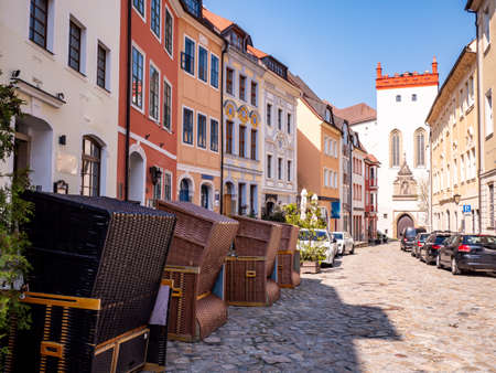 Old town of Bautzen in Saxonyの写真素材