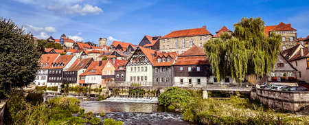 Panorama of the old town of Kronach in Bavaria