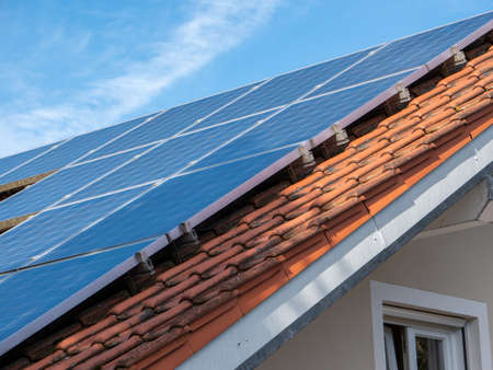Solar panel on the house