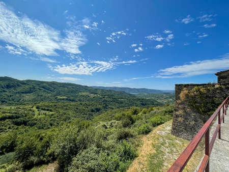 Landscape in Istria in Croatiaの写真素材
