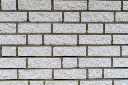 white stone pattern on a wallの写真素材