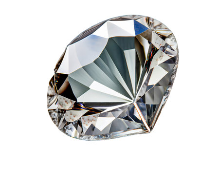 diamond gemstone on white backgroundの素材