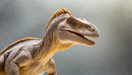 Portrait of a dinosaur cut outの素材
