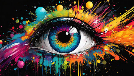 eye in the eye, art designの素材
