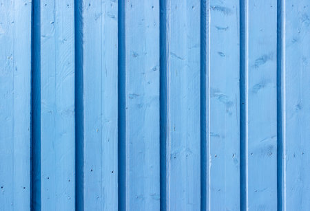 blue old vintage wooden fenceの写真素材