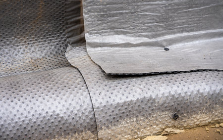 House base is newly insulated from moistureの写真素材