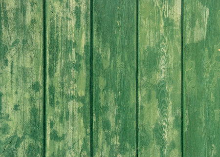 green old vintage weathered wood backgroundの写真素材
