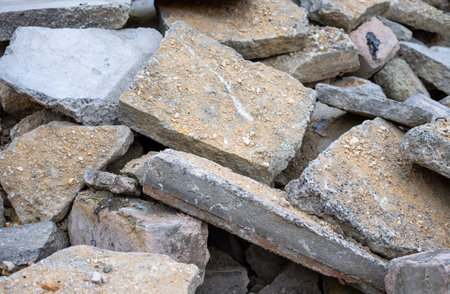 panoramic pile of concrete stone texture background