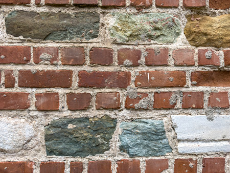 old brick stone wall graphic texture backgroundの写真素材