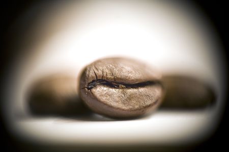Coffee beans, close-up.の写真素材