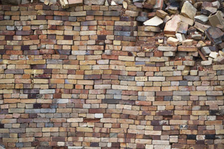 Cracked Brick Wall