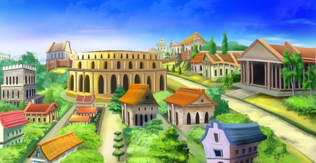 ancient romeの写真素材