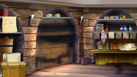 Castle room interiorの写真素材