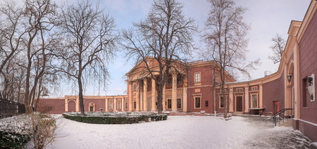 Panoramic view of the Art Museum in Odessa, Ukraine. One of the principal art galleries of the city.のeditorial素材