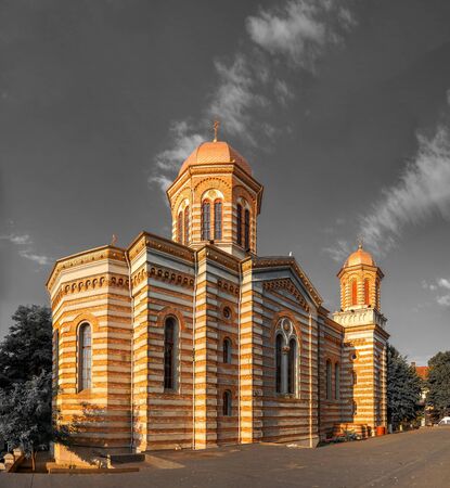 Constanta, Romania â 07.09.2019. The Cathedral of Saints Peter and Paul in Constanta on the Romanian Black Sea Resortのeditorial素材