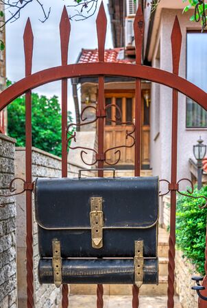Nessebar, Bulgaria â 07.10.2019. Streets of the old town of Nessebar on a  summer eveningのeditorial素材