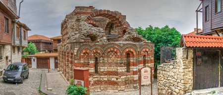 Nessebar, Bulgaria â 07.10.2019. Church of the Holy Archangels Michael and Gabriel
in Nessebar, Bulgaria, on a cloudy summer morningのeditorial素材