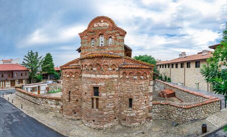 Nessebar, Bulgaria â€“ 07.11.2019.  Church of St Stephen in the old town of Nessebar, Bulgaria,...