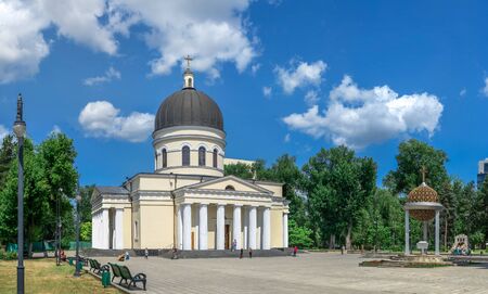 Chisinau, Moldova â€“ 06.28.2019. Cathedral of the Nativity in the Chisinau Cathedral Park,...