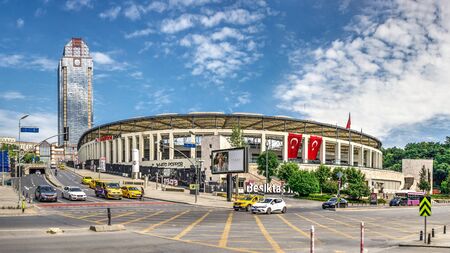 Istambul, Turkey â 07.13.2019. Turkish Football Team Besiktas Stadium on a sunny summer dayのeditorial素材