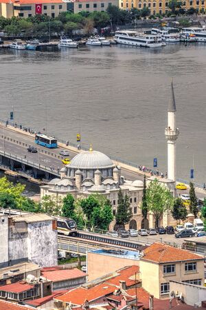 Istambul, Turkey â 07.13.2019. Top view of Sokullu Mehmet Pasha Mosque in Turkey on a summer dayのeditorial素材