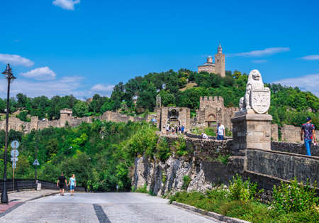 Veliko Tarnovo, Bulgaria â 07.25.2019. Main Entrance to the Tsarevets fortress in Veliko Tarnovo, Bulgaria, on a sunny summer dayのeditorial素材