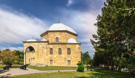 Izmail, Ukraine 06.07.2020. St Old turkish mosque in Izmail, Museum Fortress and Diorama, Ukraine, on a sunny summer dayのeditorial素材