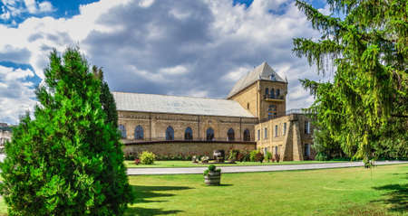 Vesele, Ukraine 07.24.2020. Prince Trubetskoy winery castle in Kherson region, Ukraine, on a sunny summer dayのeditorial素材