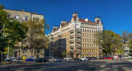 Odessa, Ukraine 11.05.2019. Modern apartment building on Marazlievskaya street in Odessa, Ukraine,...