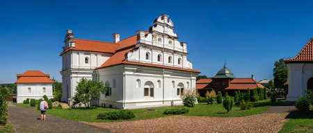 Chyhyryn, Ukraine 07.12.2020. Restored Bohdan Khmelnytskyi residence in Chyhyryn, Ukraine, on a...